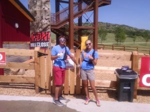 Ashley and Ryan, are getting everything ready for thrill-seekers holiday weekend