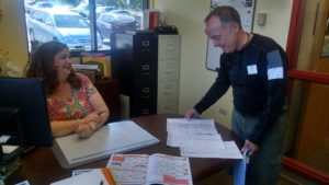 (Left) Senior Center Executive Director, Debbi Haynie and Board President, Rich Smoski are working hard to help local seniors 'enjoy life during the second half'