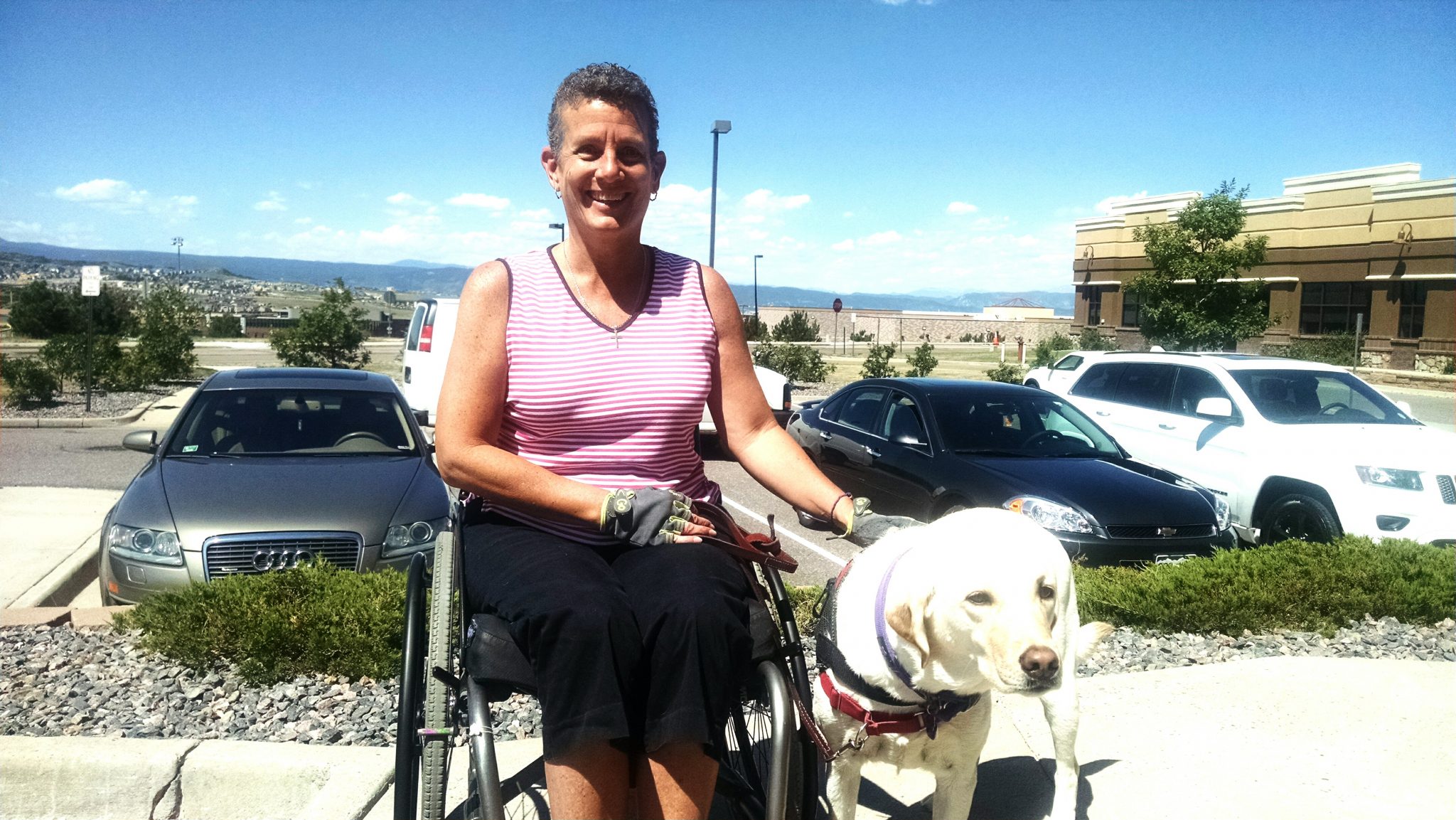 Freedom Service Dogs changed her life when they matched Vias with her companion, Lyric