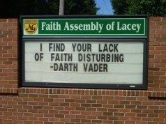 Lack of faith