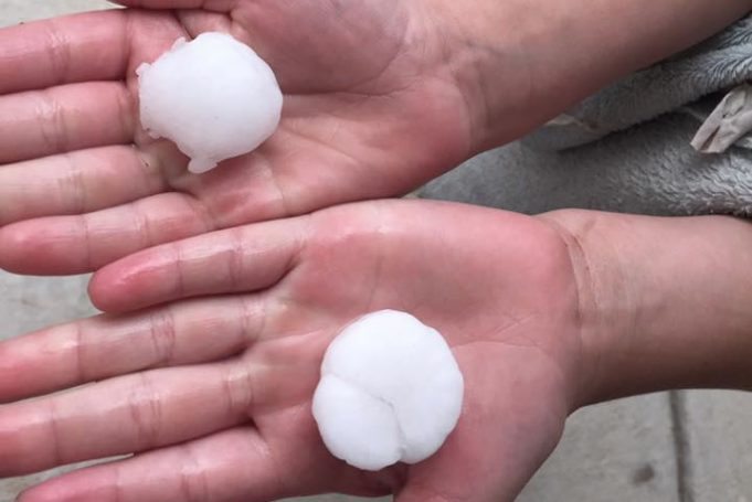 Castle Rock Hail Storm