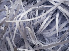 Shredded documents