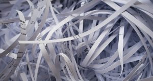 Shredded documents
