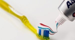 Toothbrush and toothpaste