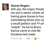 Stacey Rogers Castle Rock Comment