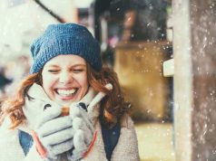 Heated gloves to keep warm in the cold