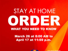 Update: Stay at Home Order Effective March 26 at 8:00 a.m. until April 17 at 11:59 p.m